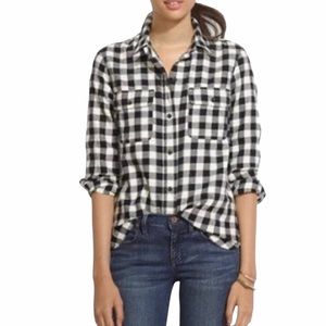 Madewell Ex-Boyfriend Plaid Button Up Shirt